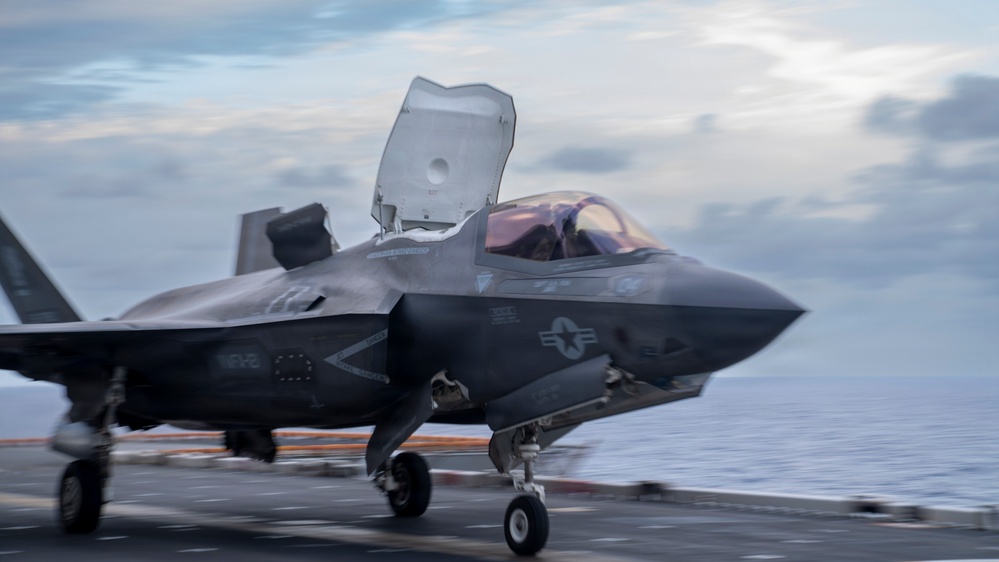 USS Tripoli Conducts Flight Operations