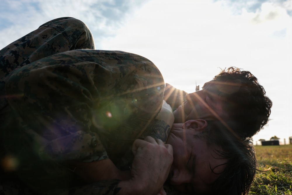 5th Air Naval Gunfire Liaison Company hosts Marine Corps Martial Arts Program black belt culminating event