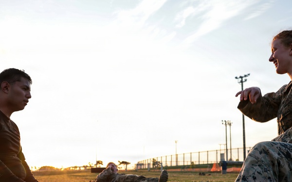 5th Air Naval Gunfire Liaison Company hosts Marine Corps Martial Arts Program black belt culminating event