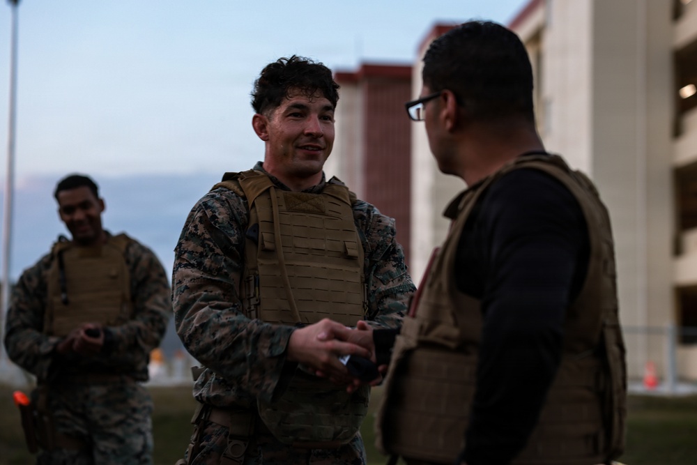 5th Air Naval Gunfire Liaison Company hosts Marine Corps Martial Arts Program black belt culminating event