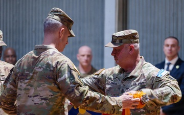 KFOR RC-E holds transfer of authority ceremony