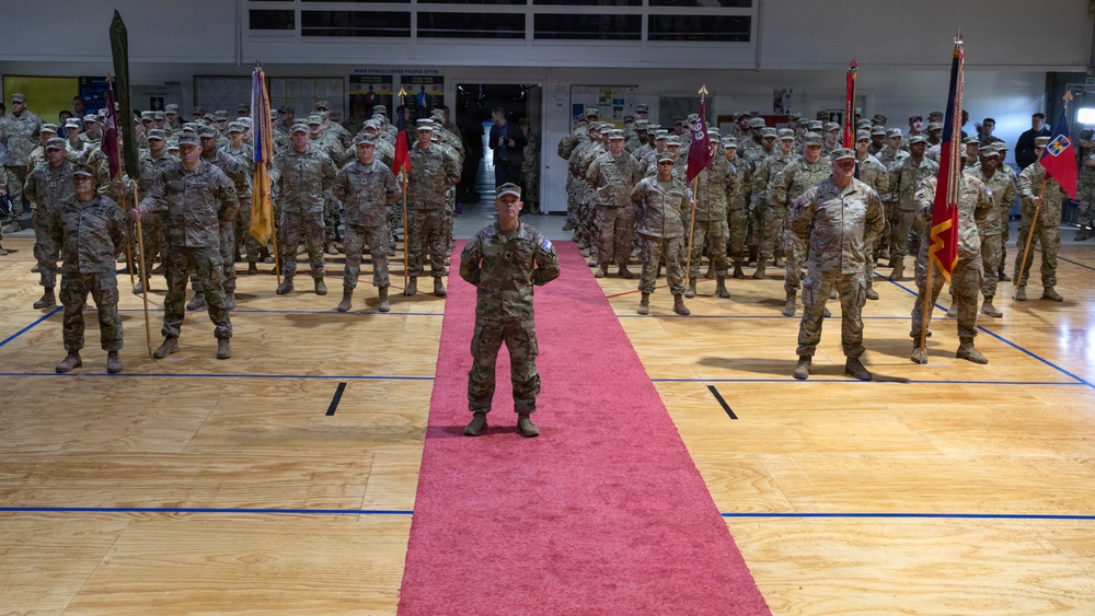 KFOR RC-E holds transfer of authority ceremony