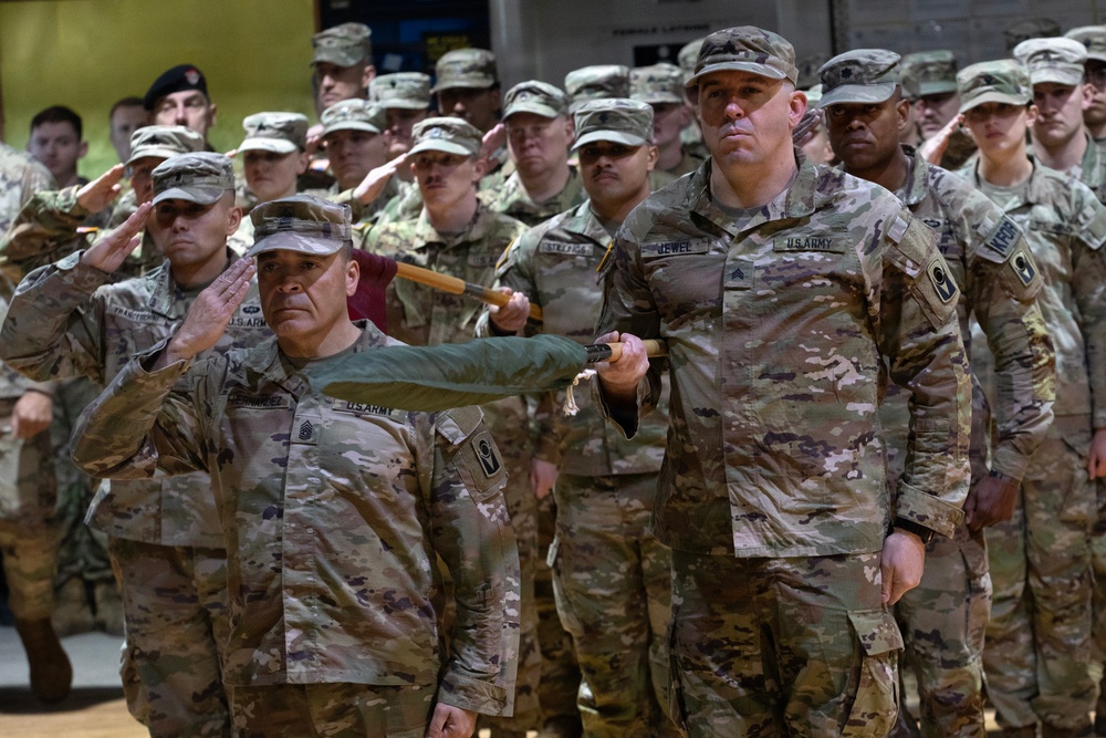 KFOR RC-E holds transfer of authority ceremony