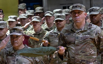 KFOR RC-E holds transfer of authority ceremony