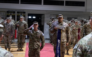 KFOR RC-E holds transfer of authority ceremony