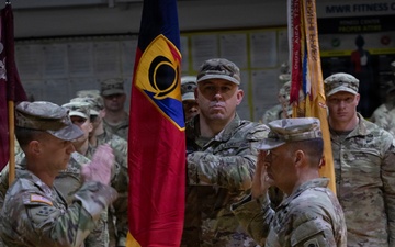 KFOR RC-E holds transfer of authority ceremony