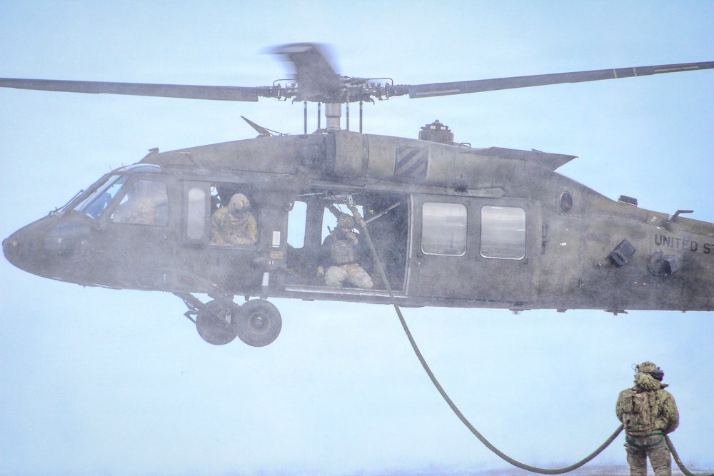 Joint Company Blavens, Task Force Brawler conduct FRIES training with Navy Special Warfare