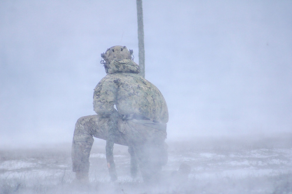 Joint Company Blavens, Task Force Brawler conduct FRIES training with Navy Special Warfare
