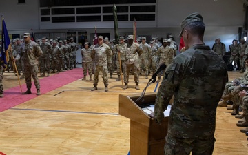 KFOR RC-E holds transfer of authority ceremony