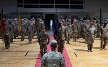 KFOR RC-E holds transfer of authority ceremony