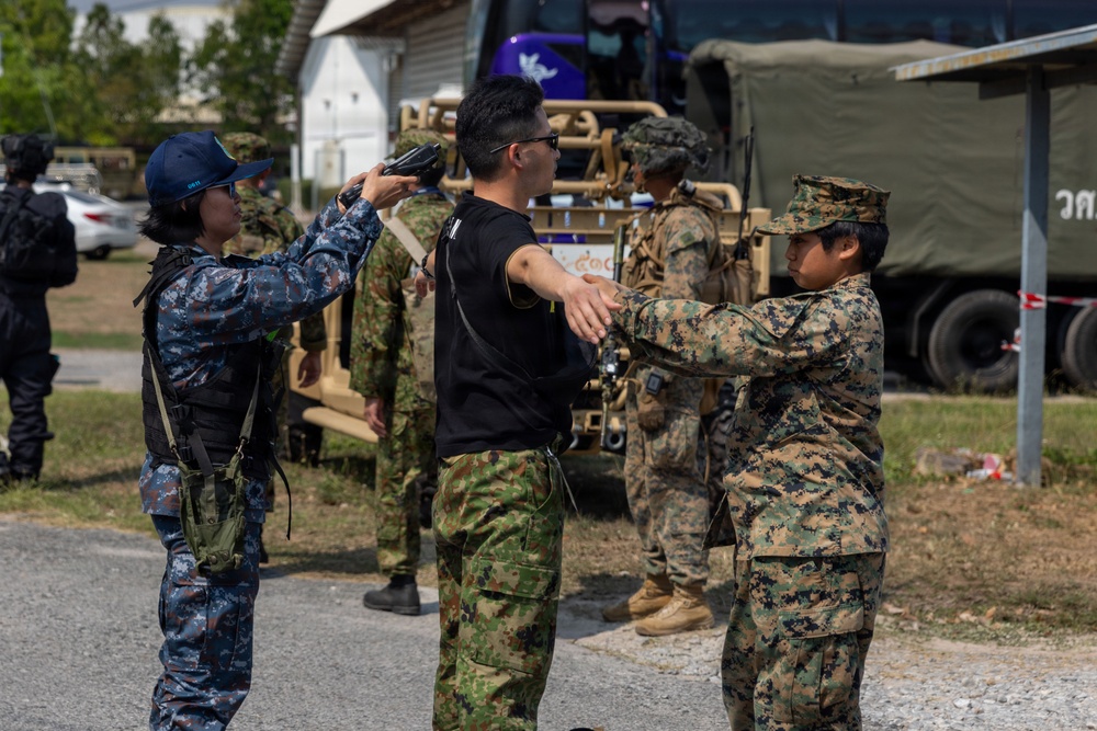 Marines and Foreign allies conduct Non-combatant Evacuation Operation During Cobra Gold 26