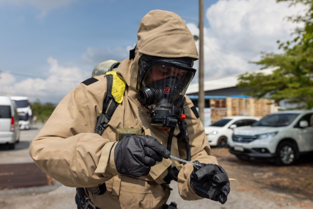 Marines and Foreign allies conduct Non-combatant Evacuation Operation During Cobra Gold 26