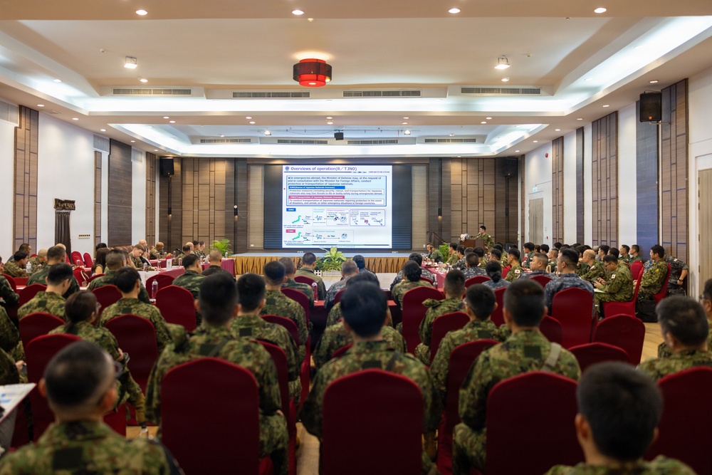 Task Force Ashland Marines, Royal Thai Marines, JGSDF attend Cobra Gold 26 Non-combatant Evacuation Operation Tabletop Exercise