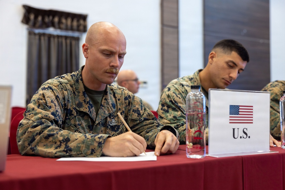 Task Force Ashland Marines, Royal Thai Marines, JGSDF attend Cobra Gold 26 Non-combatant Evacuation Operation Tabletop Exercise