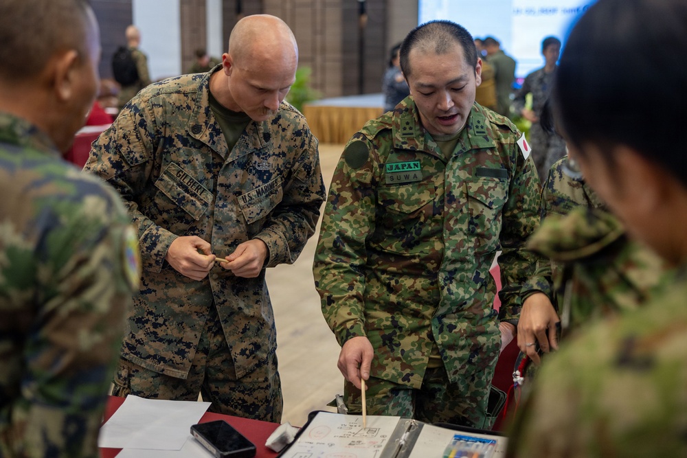 Task Force Ashland Marines, Royal Thai Marines, JGSDF attend Cobra Gold 26 Non-combatant Evacuation Operation Tabletop Exercise
