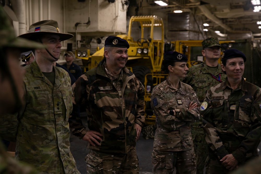 USS Tripoli Hosts Iron Fist 26 Observer Program Tour