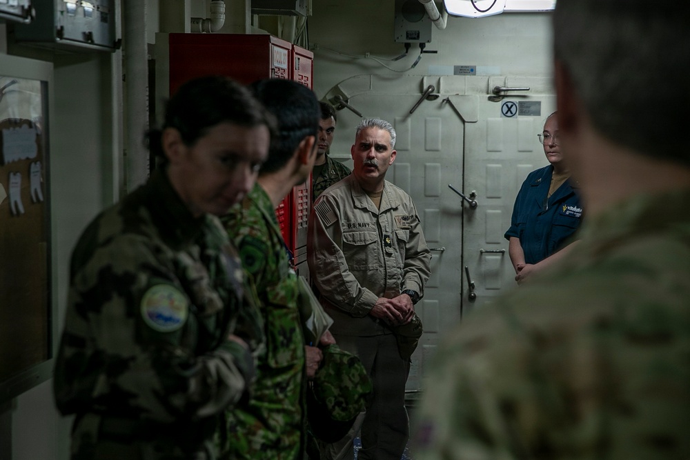 USS Tripoli Hosts Iron Fist 26 Observer Program Tour