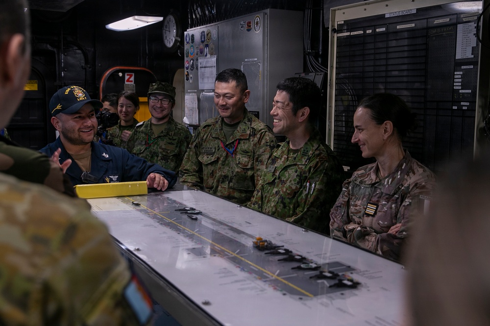 USS Tripoli Hosts Iron Fist 26 Observer Program Tour