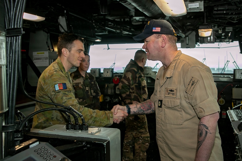 USS Tripoli Hosts Iron Fist 26 Observer Program Tour