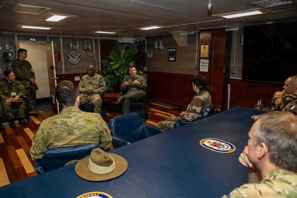 USS Tripoli Hosts Iron Fist 26 Observer Program Tour