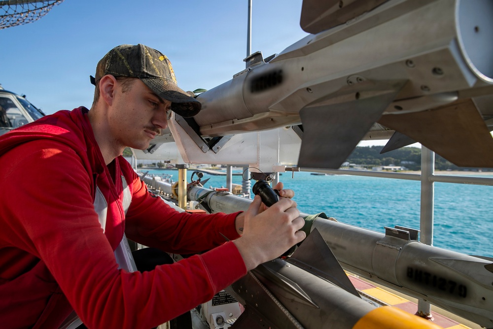 USS Tripoli Sailors Prepare Ordnance in “Bomb Farm”