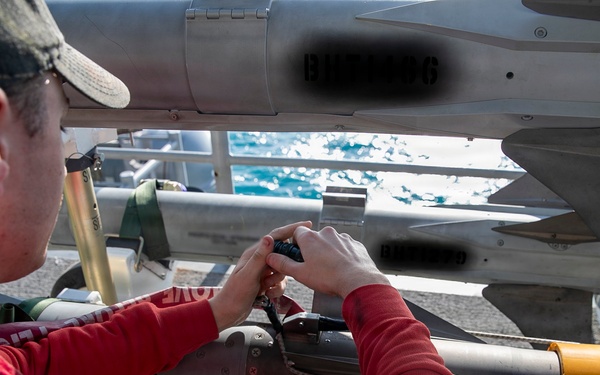 USS Tripoli Sailors Prepare Ordnance in “Bomb Farm”