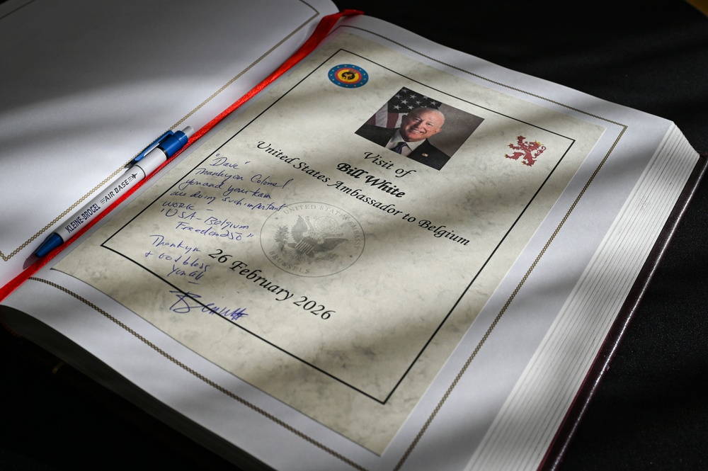 U.S. Ambassador to Belgium visits KB