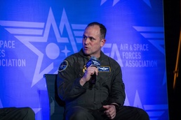 A senior leader highlights forward air base defense at AFA Warfare Symposium