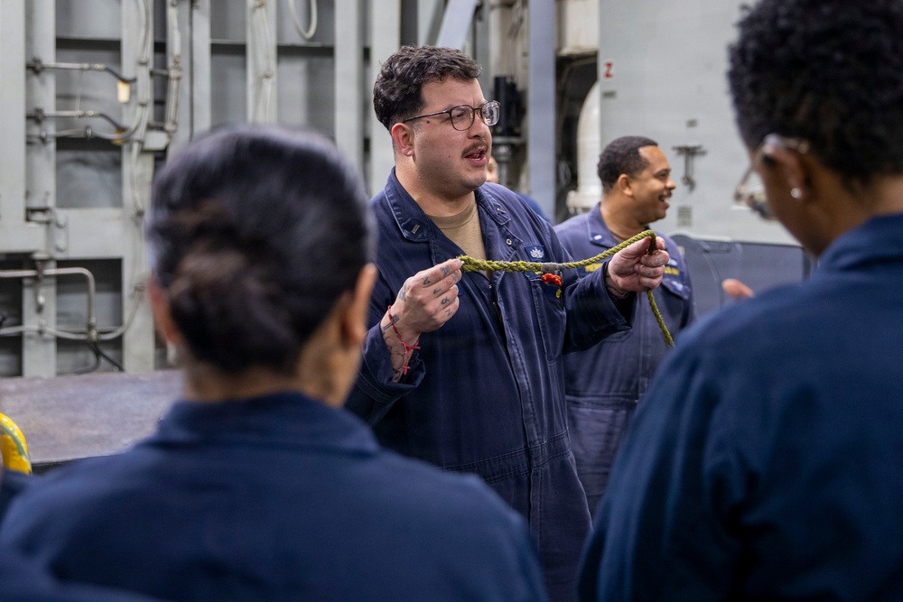 USS Tripoli Conducts Shipboard Recovery Training