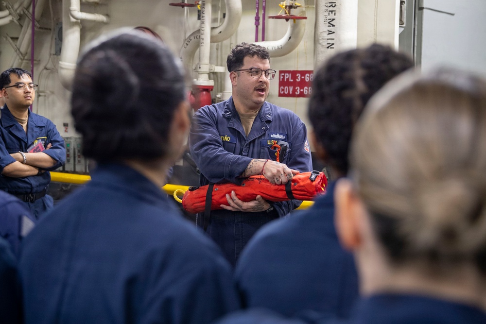 USS Tripoli Conducts Shipboard Recovery Training