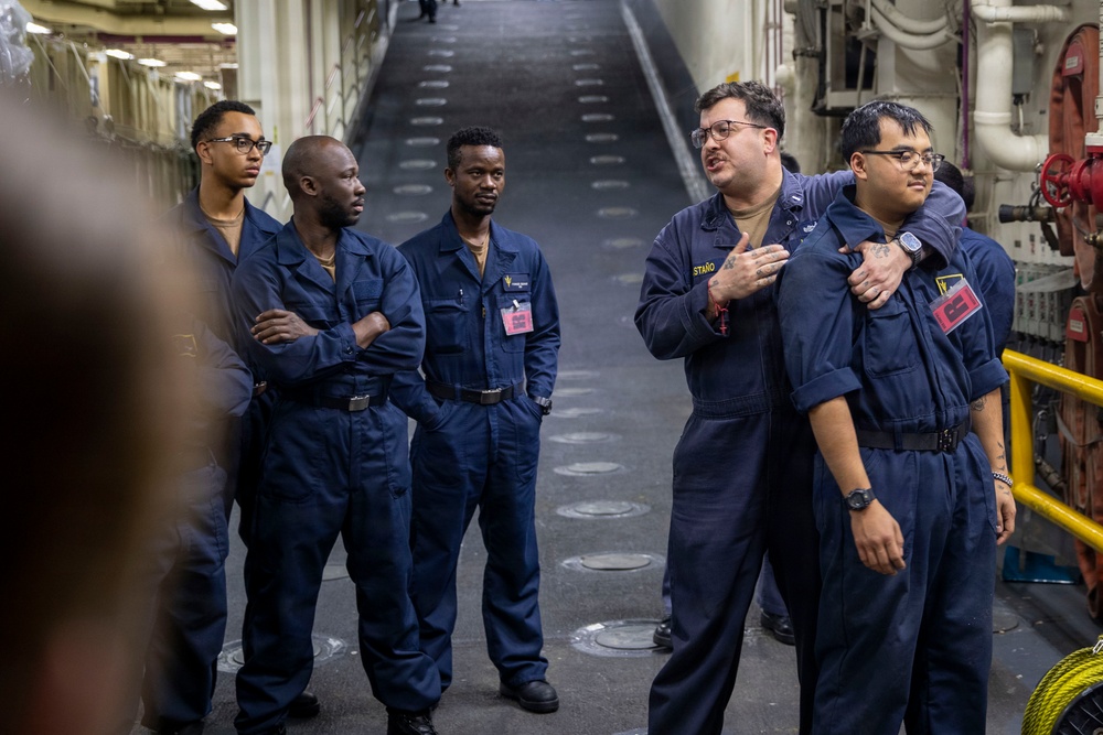 USS Tripoli Conducts Shipboard Recovery Training