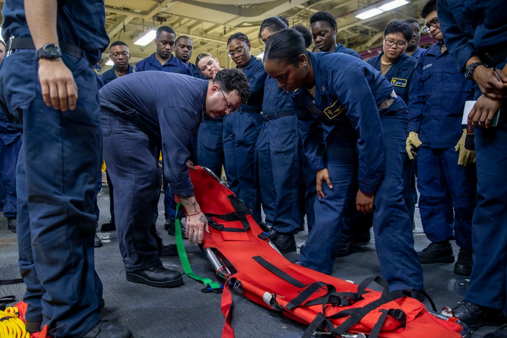 USS Tripoli Conducts Shipboard Recovery Training