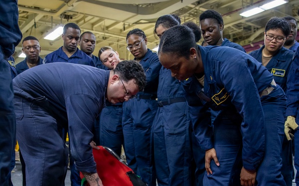 USS Tripoli Conducts Shipboard Recovery Training