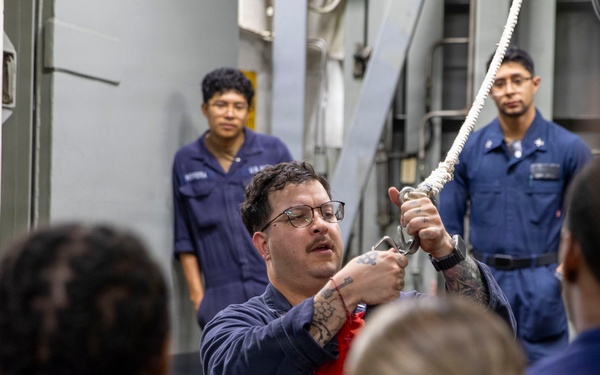 USS Tripoli Conducts Shipboard Recovery Training