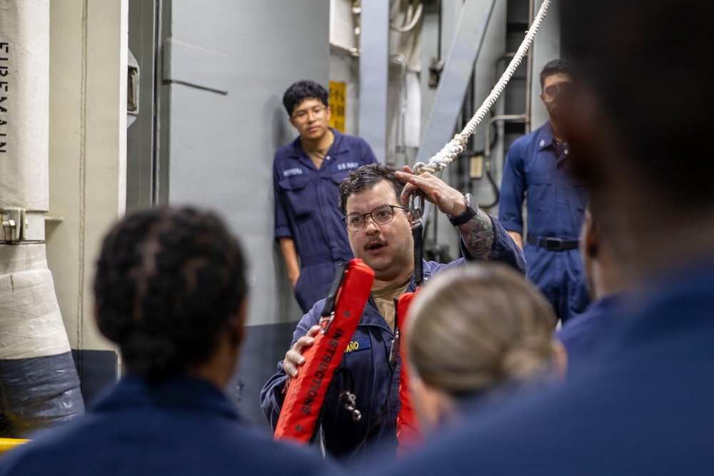 USS Tripoli Conducts Shipboard Recovery Training
