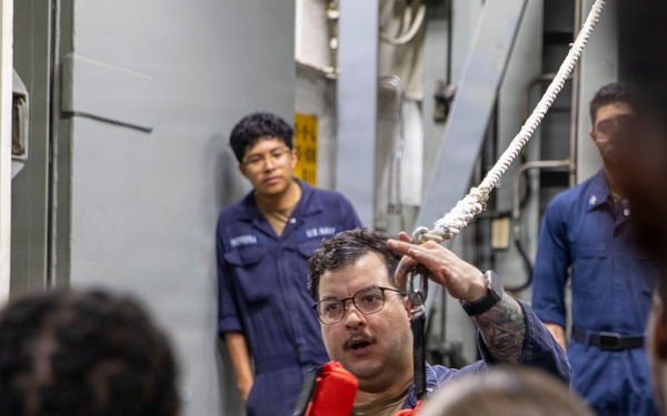 USS Tripoli Conducts Shipboard Recovery Training