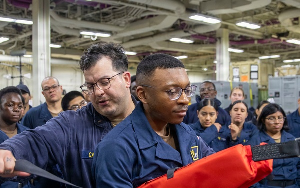 USS Tripoli Conducts Shipboard Recovery Training