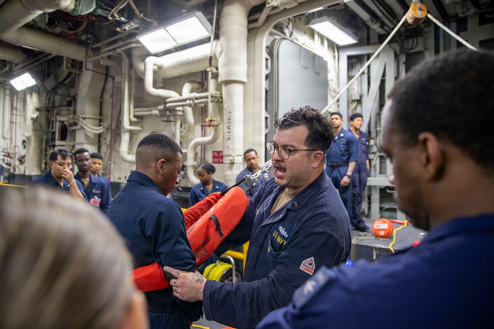 USS Tripoli Conducts Shipboard Recovery Training
