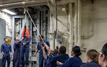 USS Tripoli Conducts Shipboard Recovery Training