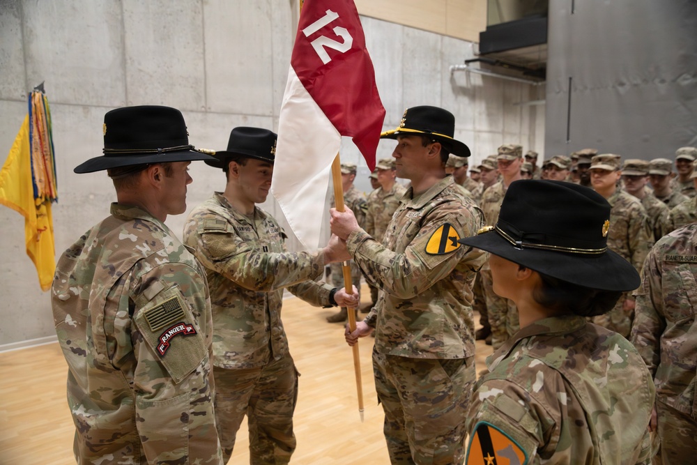 Bravo Battery, 1-12th Cavalry Regiment Conducts Change of Command in Lithuania
