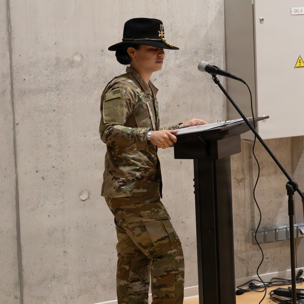 Bravo Battery, 1-12th Cavalry Regiment Conducts Change of Command in Lithuania