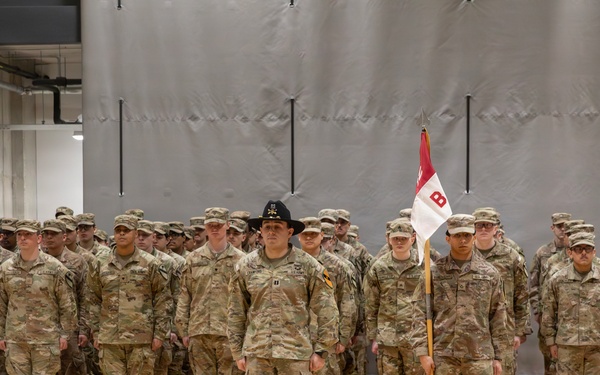 Bravo Battery, 1-12th Cavalry Regiment Conducts Change of Command in Lithuania