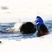 Fort McCoy firefighters practice diving under ice at post’s Big Sandy Lake during February 2026 training