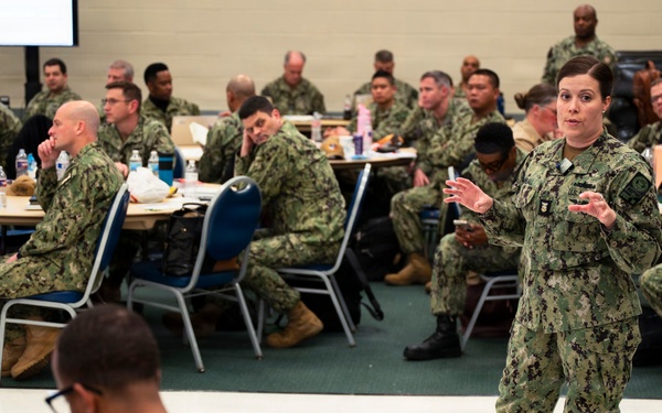 Navy Recruiting Leadership teams across the enterprise participate in a Navy Recruiting Leadership Off-site Conference