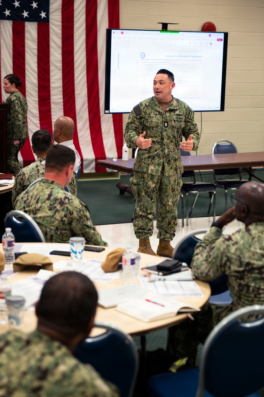 Navy Recruiting Leadership teams across the enterprise participate in a Navy Recruiting Leadership Off-site Conference