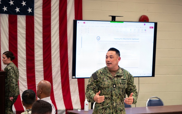 Navy Recruiting Leadership teams across the enterprise participate in a Navy Recruiting Leadership Off-site Conference