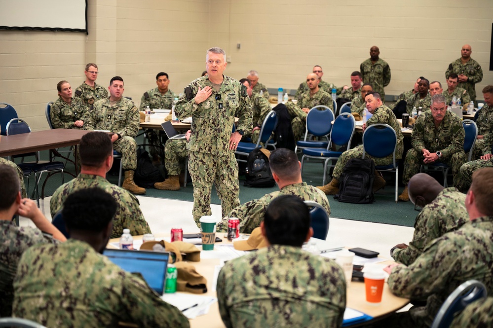 Navy Recruiting Leadership teams across the enterprise participate in a Navy Recruiting Leadership Off-site Conference