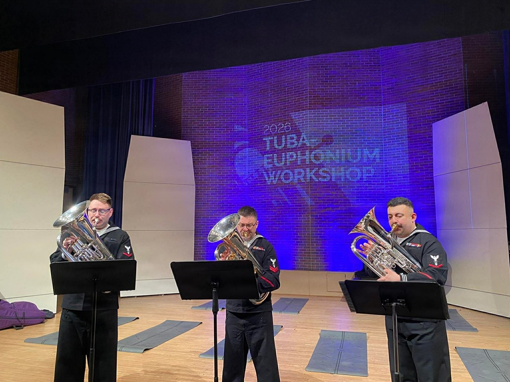 Navy Band Great Lakes Musicians Join Fleet Band Representatives at Prestigious U.S. Army Band Tuba-Euphonium Workshop
