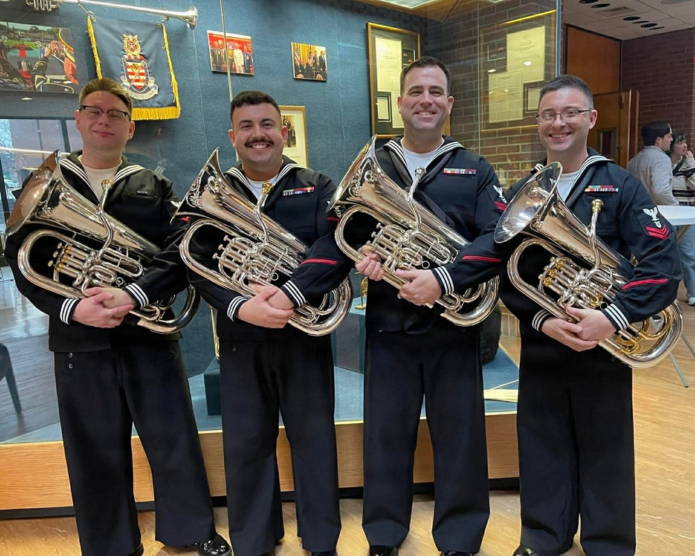 Navy Band Great Lakes Musicians Join Fleet Band Representatives at Prestigious U.S. Army Band Tuba-Euphonium Workshop