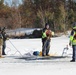 Fort McCoy firefighters practice diving under ice at post’s Big Sandy Lake during February 2026 training